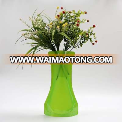 Excellent quality low price plastic folding flower vase