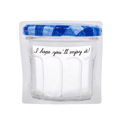 Customized Food Plastic Bag Clear Bottle Modeling Zippers Storage Bag