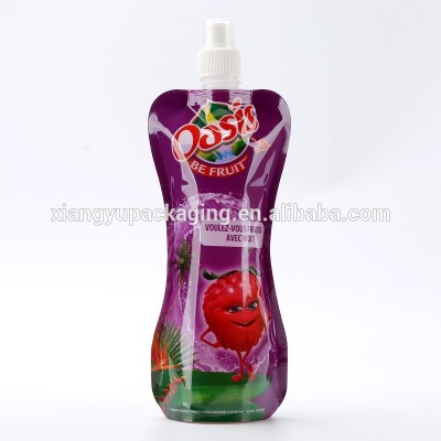 Stand Up Pouch Bag Type and Food Industrial Use Liquid fruit juice pouch with spout