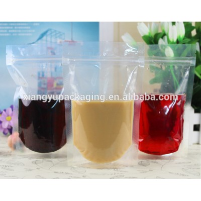 Fruit juice zip bag for hot summer