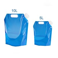 Wholesale portable foldable water tank 5L 10L collapsible water container water bag for camping