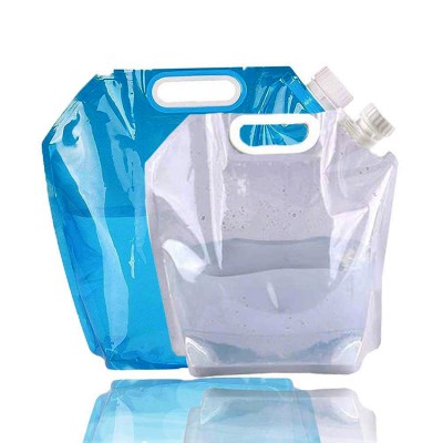 Hot sell convenient BPA free outdoor folding water storage plastic water container for sport camping