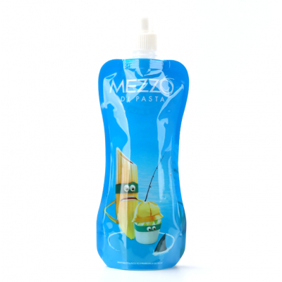 New style T-Shirt foldable/folding Plastic Soft Water Bottles with spout