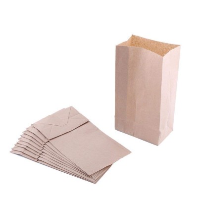 Custom Made Promotional Cheap High Quality Small Brown Recycle craft paper bag