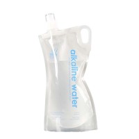 Wholesale Reusable Foldable Transparent Water Bag Travel Water Bottle