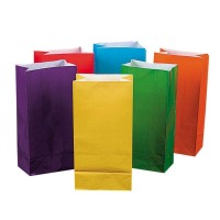 high quality colorful Bright Mini Paper Color Paper Bags for packaging