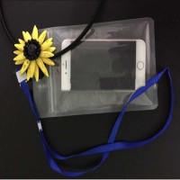 2015 new design hot selling transparent PVC waterproof phone bag