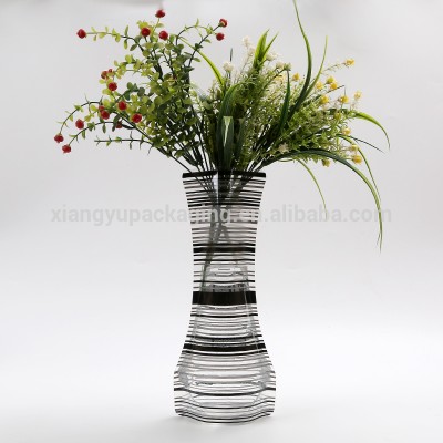 Best quality cheapest price crystal clear flower vase plastic