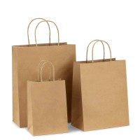 Competitive Price virous design brown kraft paper bag,white kraft paper bag go