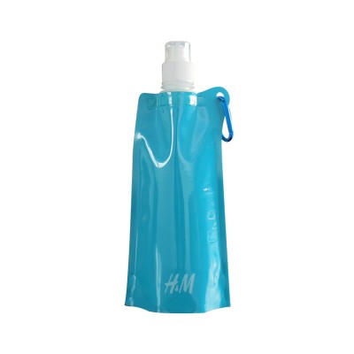 Reusable Foldable Stand-up Plastic Printing Water Bag Travel Water Bottle